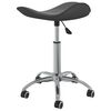 vidaXL Chaise de bureau Gris Similicuir