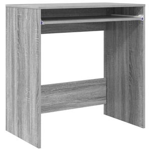 vidaXL Bureau Gris Sonoma Bois d'ing&eacute;nierie 77,5 x 43 x 79 cm