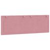 vidaXL Coussin de t&ecirc;te de lit Hanko rose 140 cm velours