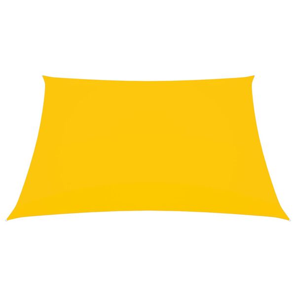 vidaXL Voile de parasol tissu oxford carré 3,6x3,6 m jaune