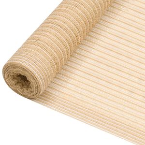 vidaXL Filet brise-vue Beige 1x10 m PEHD 75 g/m&sup2;