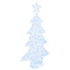 vidaXL Sapin de No&euml;l avec 160 LED Blanc froid 151 cm Acrylique