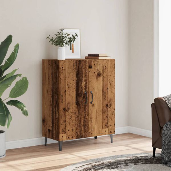 vidaXL Buffet vieux bois 70x34x90 cm bois d'ing&eacute;nierie