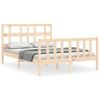 vidaXL Cadre de lit sans matelas bois de pin massif