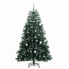 vidaXL Sapin de No&euml;l artificiel articul&eacute; 300 LED et boules 210 cm