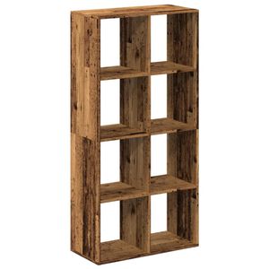 vidaXL &Eacute;tag&egrave;re s&eacute;paratrice de pi&egrave;ce vieux bois 69,5x29x137,5 cm