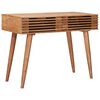 vidaXL Bureau Fait Main Marron Teck 100 x 48 x 76 cm