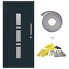 vidaXL Porte Frontale Anthracite 98 x 200 cm PVC