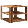 vidaXL Table basse vieux bois 58x58x40 cm bois d'ing&eacute;nierie