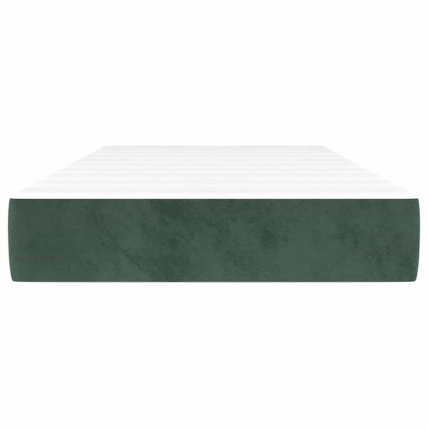 vidaXL Matelas de lit à ressorts ensachés 90x220x20 cm velours