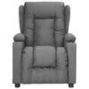 vidaXL Fauteuil inclinable Gris clair Tissu