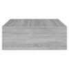 vidaXL Table basse Sonoma gris 100x100x35 cm Bois d'ingénierie