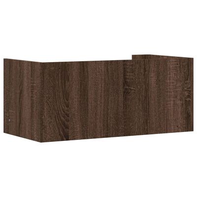 vidaXL Étagère murale chêne marron 70,5x35x30,5 cm bois d'ingénierie