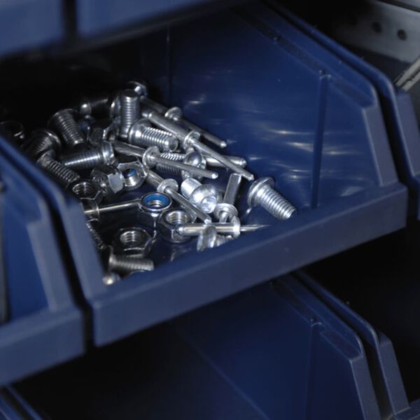 2 panneaux muraux avec 32 bacs à bec Raaco 181211