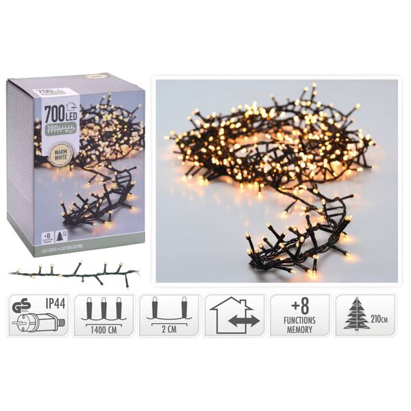 Ambiance Guirlande lumineuse de No&euml;l avec 700 LED 14 m