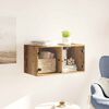 vidaXL Meuble mural Bois Ancien 68 x 37 x 35 cm Bois d'ing&eacute;nierie