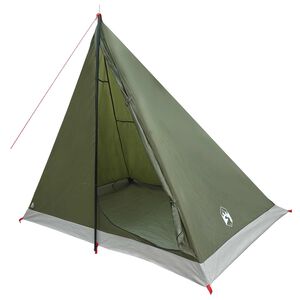 vidaXL Tente de randonn&eacute;e Vert olive 2 personnes