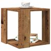 vidaXL Table basse Bois Ancien 32 x 32 x 30 cm Bois d'ing&eacute;nierie