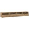 vidaXL Meuble TV mural 2 pc ch&ecirc;ne artisanal Bois d'ing&eacute;nierie