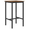vidaXL Table de bar 52 x 52 x 90 cm Bois d'ing&eacute;nierie Bois ancien
