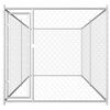 vidaXL Chenil d'ext&eacute;rieur pour chiens 382x192x185 cm