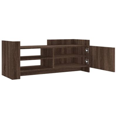 vidaXL Meuble TV Chêne marron 100x35x40 cm Bois d'ingénierie