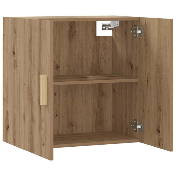 vidaXL Armoire murale ch&ecirc;ne artisanal 60x31x60 cm bois d'ing&eacute;nierie