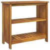 vidaXL Armoire de jardin Naturel 75 x 35 x 70cm Bois d'Acacia Massif