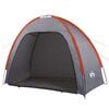 vidaXL Tente de rangement gris et orange imperm&eacute;able