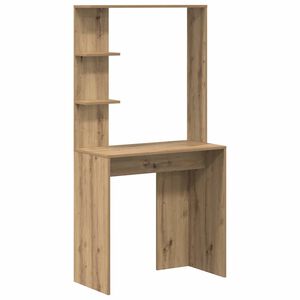 vidaXL Bureau Ch&ecirc;ne artisanal Bois d'ing&eacute;nierie 78,5 x 37 x 154,5 cm