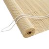 vidaXL Store enrouleur Naturel 90 x 160 cm Bambou