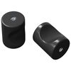 vidaXL Bouton de cabinet 2 pcs Noir 18 x 23 mm Fer