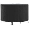 vidaXL Housse pour meubles 128 x 128 x 71 cm Tissu Oxford 210D Rond