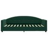 vidaXL Lit de repos sans matelas vert fonc&eacute; 90x200 cm velours
