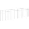 vidaXL Panneau de cl&ocirc;ture de jardin 48 pcs Acier galvanis&eacute; Argent&eacute;
