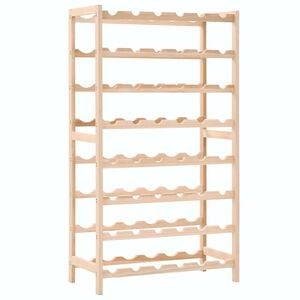 vidaXL Casier &agrave; bouteilles Bois de c&egrave;dre 57,5 x 28 x 102 cm