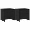 vidaXL Cabinet de chevet Ch&ecirc;ne noir 45 x 34 x 44,5 cm