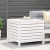 vidaXL Repose-pied de jardin blanc 62x63,5x53,5 cm bois de pin massif