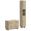 vidaXL Ensemble de 2 meubles de salle de bain EDE Ch&ecirc;ne Sonoma