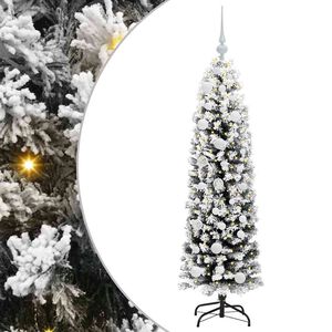 vidaXL Sapin de No&euml;l artificiel Vert 150 cm PVC et acier et plastique