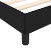 vidaXL Cadre de lit sans matelas noir 180x200 cm tissu