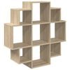 vidaXL &Eacute;tag&egrave;re Murale Ch&ecirc;ne Sonoma 90 x 25 x 90 cm Bois d'ing&eacute;nierie