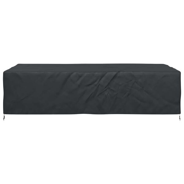 vidaXL Housse pour mobilier d'ext&eacute;rieur Noir 305 x 190 x 85 cm 600D