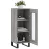 vidaXL Buffet Sonoma gris 34,5x34x90 cm Bois d'ingénierie