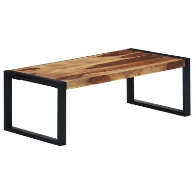 vidaXL Table basse 110x60x40 cm Bois massif