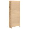 vidaXL Buffet haut ch&ecirc;ne artisanal 70x35x180 cm bois d'ing&eacute;nierie