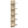 vidaXL &Eacute;tag&egrave;re Murale Ch&ecirc;ne Sonoma 22 x 15 x 100 cm Bois d'ing&eacute;nierie