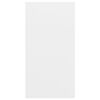 vidaXL Meuble TV mural Blanc 37x37x72 cm Bois d’ingénierie