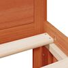 vidaXL Cadre de lit sans matelas avec t&ecirc;te de lit 180x200 cm bois pin