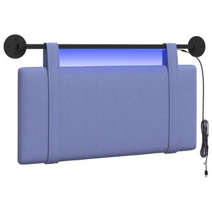 vidaXL T&ecirc;te de lit suspendue Bleu denim Tissu
